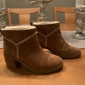 UGG suede booties